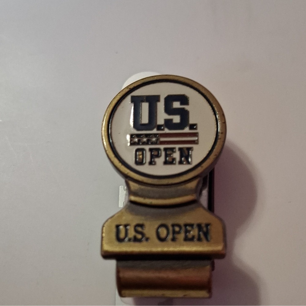 2+2=4D U.S. Open US OPEN Golf Gold Tone Clip Accessory